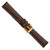 deBeer Brown White-Stitched Leather Watch Band BA98, BAY98-18, View 78