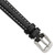 deBeer Black White-Stitched Leather Watch Band BA99, BA99-12, View 2