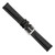 deBeer Black White-Stitched Leather Watch Band BA99, BA99-17, View 17
