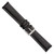 deBeer Black White-Stitched Leather Watch Band BA99, BA99-20, View 29