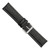 deBeer Black White-Stitched Leather Watch Band BA99, BA99-24, View 37
