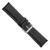deBeer Black White-Stitched Leather Watch Band BA99, BA99-26, View 41