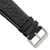 deBeer Black White-Stitched Leather Watch Band BA99, BA99-28, View 43