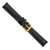 deBeer Black White-Stitched Leather Watch Band BA99, BAY99-17, View 82