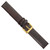 deBeer Brown Italian Calfskin Leather Watch Band BA353, BA353-18, View 5