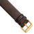 deBeer Brown Italian Calfskin Leather Watch Band BA353, BA353-20, View 7