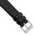 deBeer Black Genuine Calf Leather Watch Band BA358