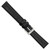 deBeer Black Genuine Calf Leather Watch Band BA358, BA358-16, View 4