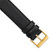 deBeer Black Genuine Calf Leather Watch Band BA358, BAY358-19, View 25