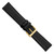 deBeer Black Genuine Calf Leather Watch Band BA358, BAY358-20, View 30