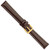 deBeer Brown White-Stitched Oil-Tanned Leather Watch Band BA193, BA193-16, View 10