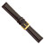 deBeer Brown White-Stitched Oil-Tanned Leather Watch Band BA193, BA193L-20, View 38