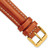 deBeer Havana White-Stitched Oil-Tanned Leather Watch Band BA194, BA194-18, View 12