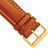 deBeer Havana White-Stitched Oil-Tanned Leather Watch Band BA194, BA194-24, View 28