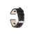 deBeer Black Grand Prix Leather Watch Band with White Stitching BA370, BAW370-18, BAW370-20, View 20