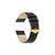 deBeer Black Flat Lizard-Grain Leather Watch Band BA93, BA93-10, BA93-12, View 4