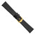 deBeer Black Flat Lizard-Grain Leather Watch Band BA93, BA93-19, View 29