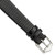 deBeer Black Flat Lizard-Grain Leather Watch Band BA93, BAW93-14, View 42