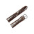 deBeer Brown Genuine Crocodile Leather Watch Band 410, 410-19X14, 410-20X16, View 4