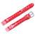 deBeer Red Open-Ended Genuine Crocodile Leather Watch Band 418O