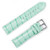 deBeer Light Green Chronograph Crocodile-Grain Leather Watch Band 1126CY