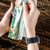 GameTime Calgary Flames Leather Apple Watch Band, View 3