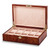 Luxury Giftware by Jere Burlwood Finish 10-Watch Case, View 2