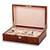 Luxury Giftware by Jere Burlwood Finish 10-Watch Case, View 3
