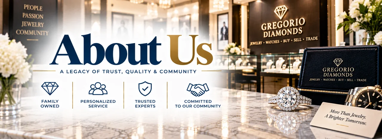 Gregorio Diamonds about us banner — About Gregorio Diamonds — Jewelry Store in Hialeah, FL — Hialeah, Florida