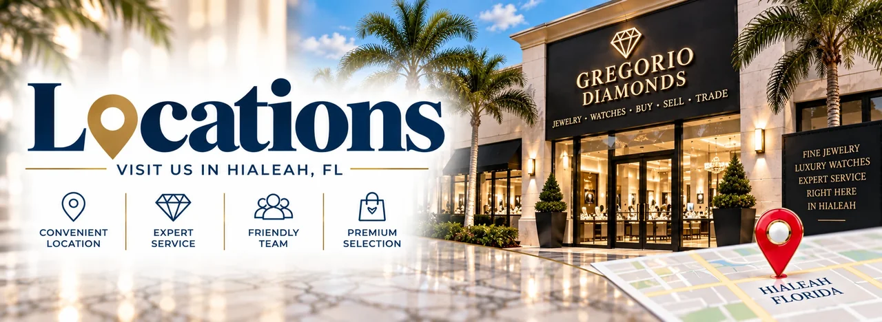 Gregorio Diamonds our showroom banner — Our Showroom — Gregorio Diamonds in Hialeah, FL — Hialeah, Florida