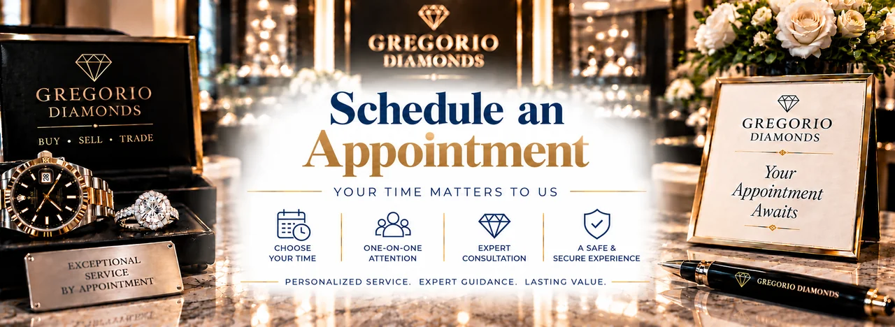 Gregorio Diamonds jewelry store in Hialeah, Florida — schedule an appointment