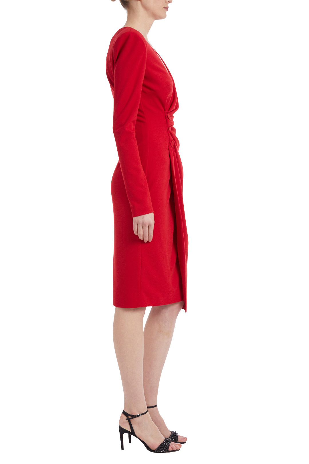 Classic Drape Front Cocktail Dress by Badgley Mishcka