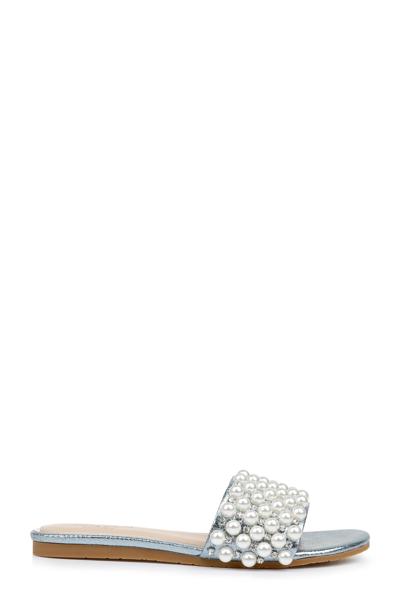 Orion Playful Pearl Sliders By Badgley Mischka