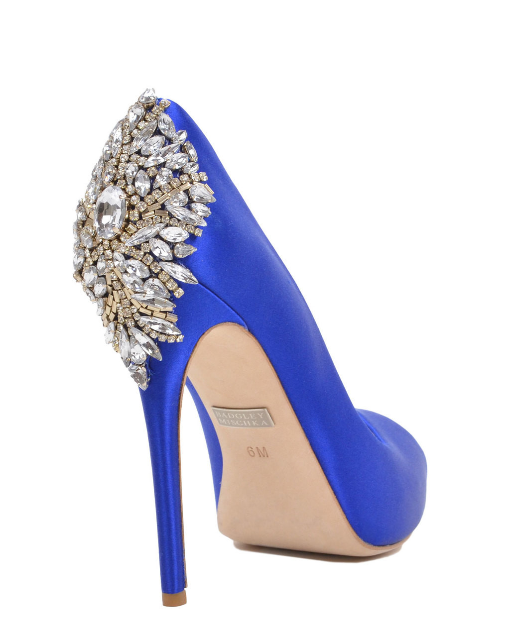 Kiara Embellished Peep-toe Pump by Badgley Mischka