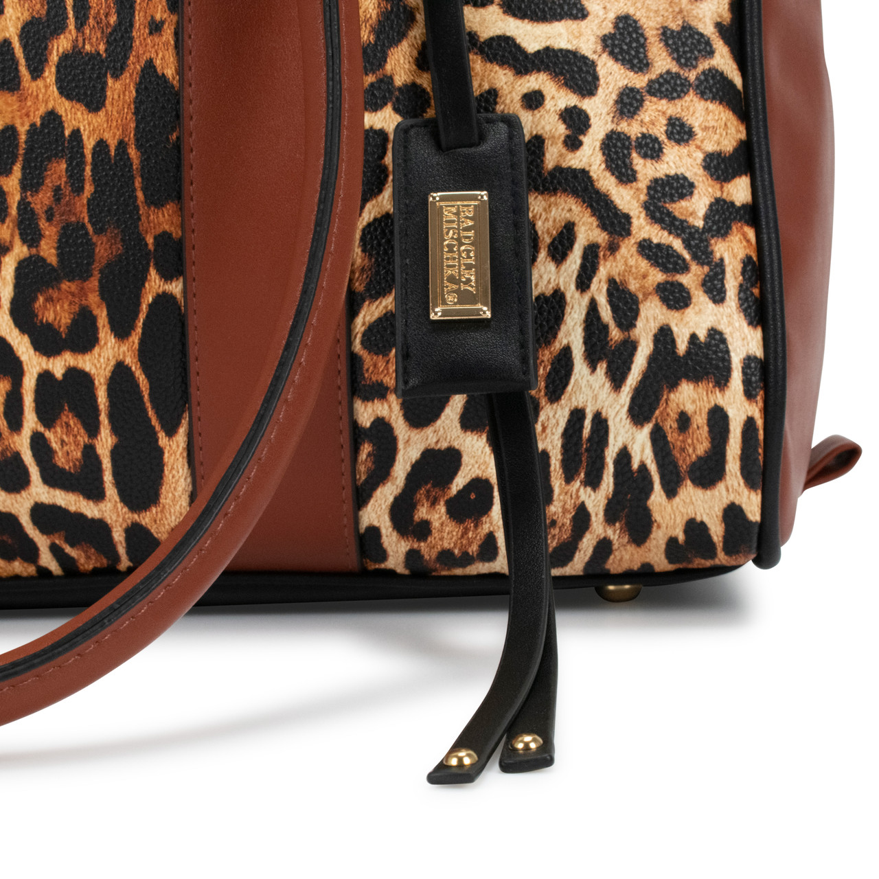 Leopard Weekender Tote Bag by Badgley Mischka