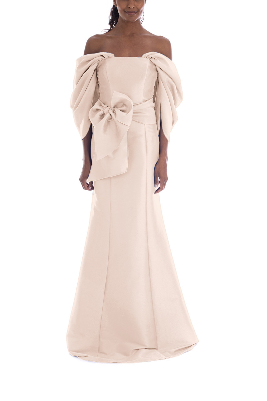 Strapless Mikado Statement Gown by 