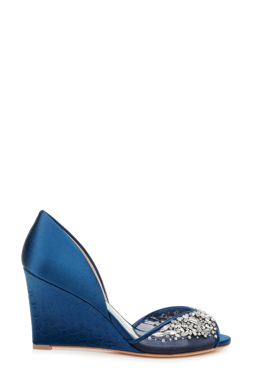 Cashmere Peep Toe Wedge by Badgley Mischka