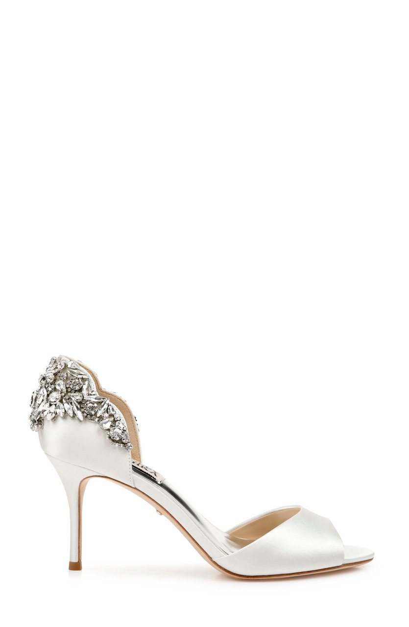 Celeste embellished peep toe clearance