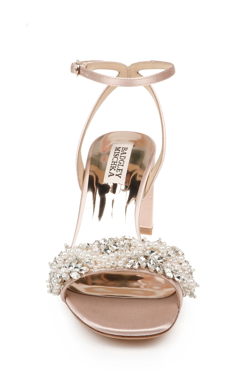 Clara Embellished Strap Evening Shoe by Badgley Mischka