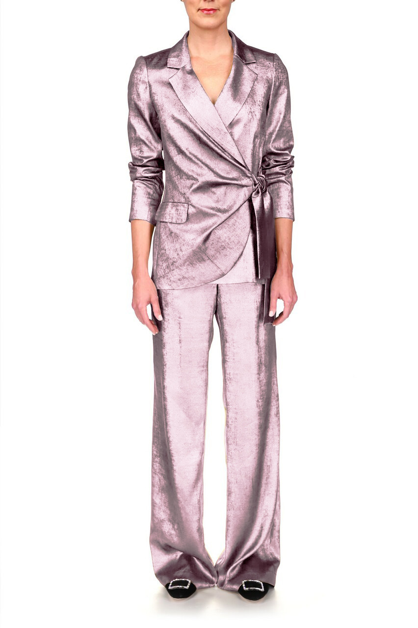 silver blazer jacket