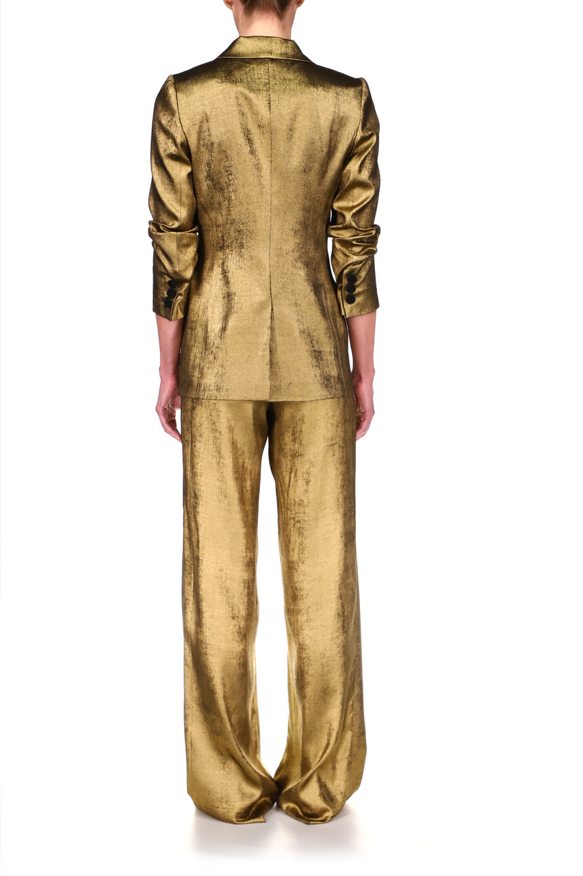 Foil Lame' Drawstring Pants by Badgley 