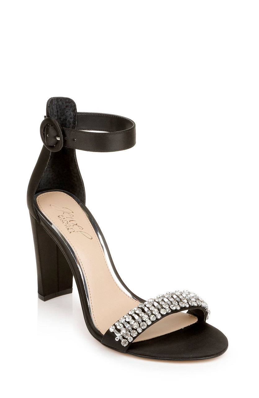 open toe block heel shoes