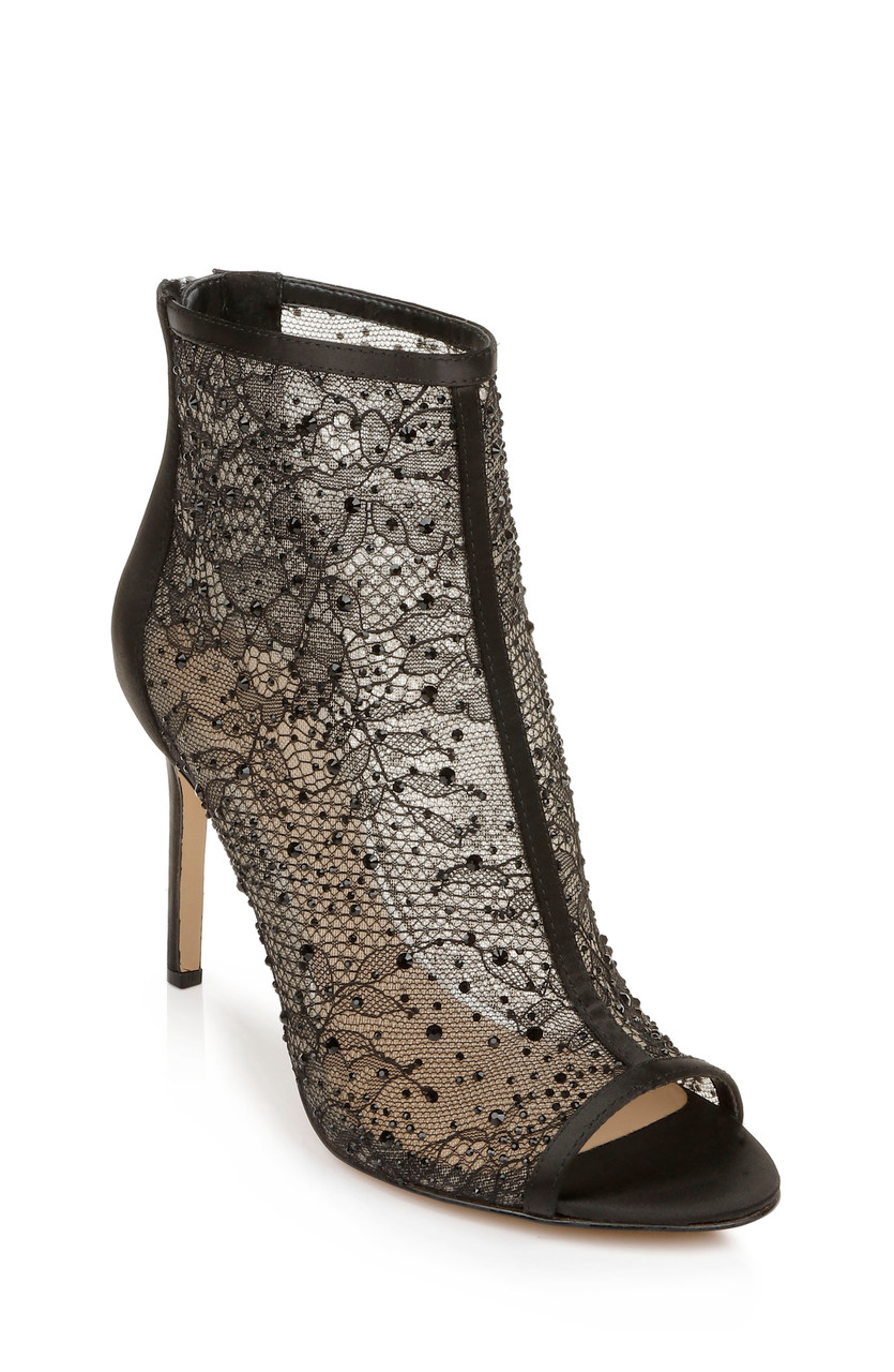 Jewel Peep Toe Bootie by Badgley Mishcka