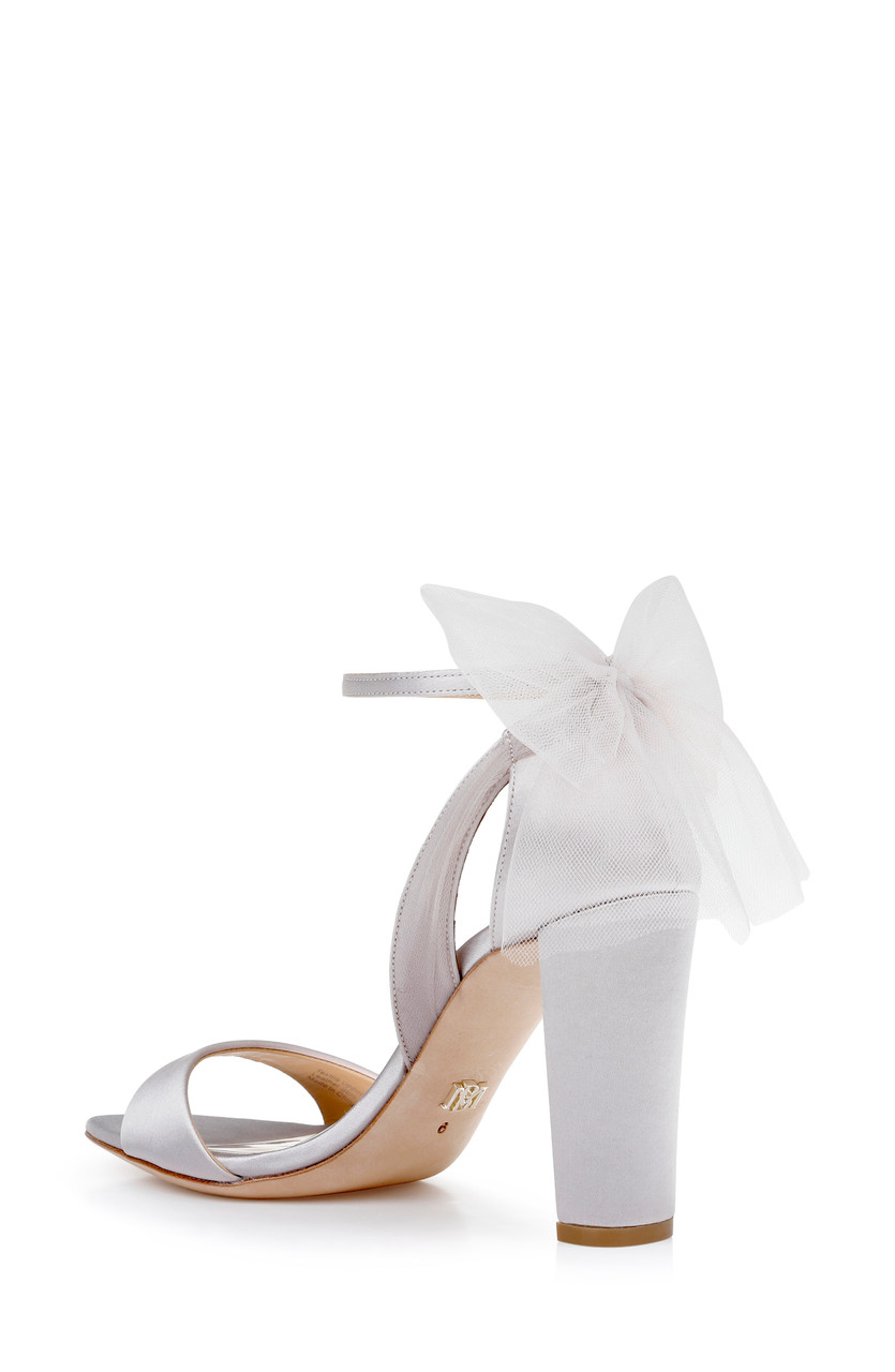 Kim Mesh Bow Block Heel by Badgley Mishcka