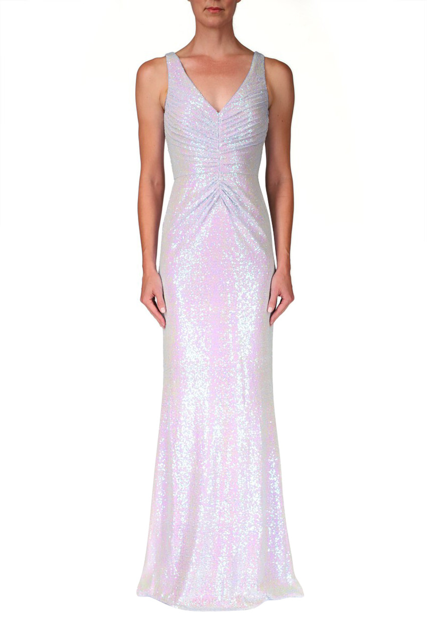 Sparkling Mermaid Sequin Gown by Badgley Mishcka