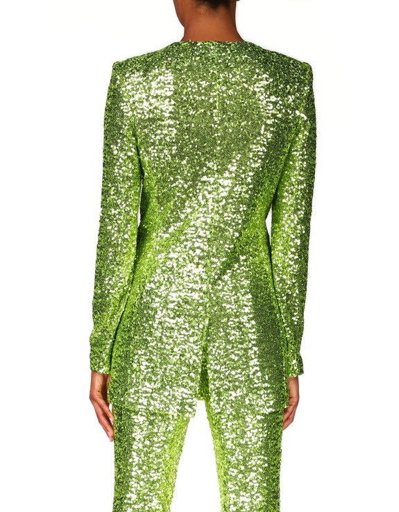 green sparkle jacket