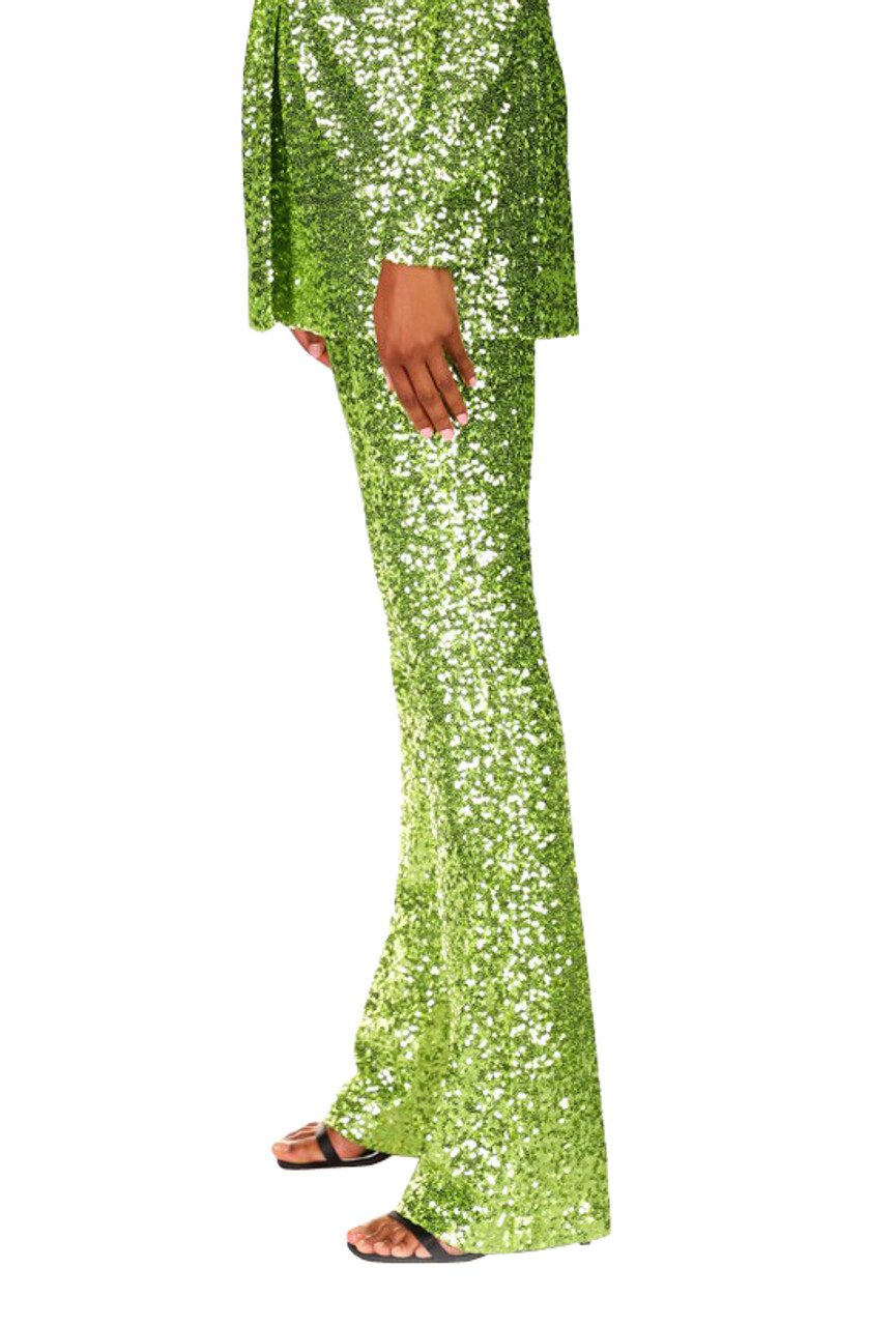 Sparkling Green Pants by Badgley Mishcka