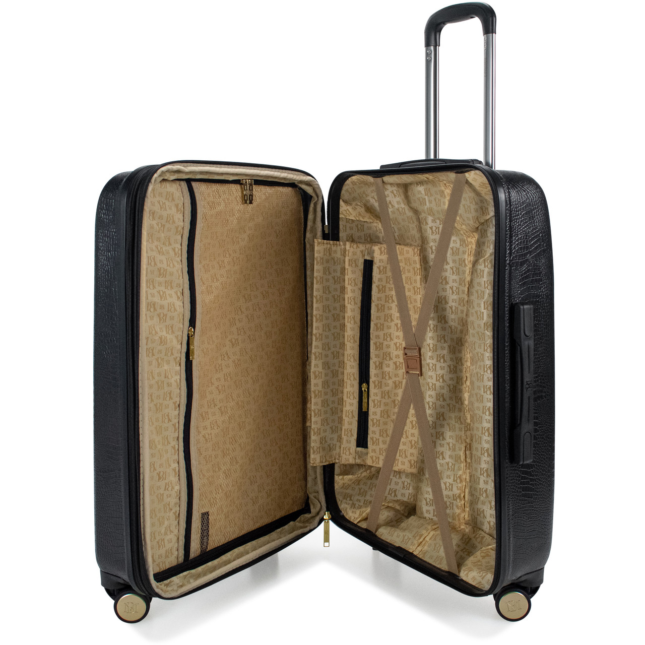 snakeskin luggage set