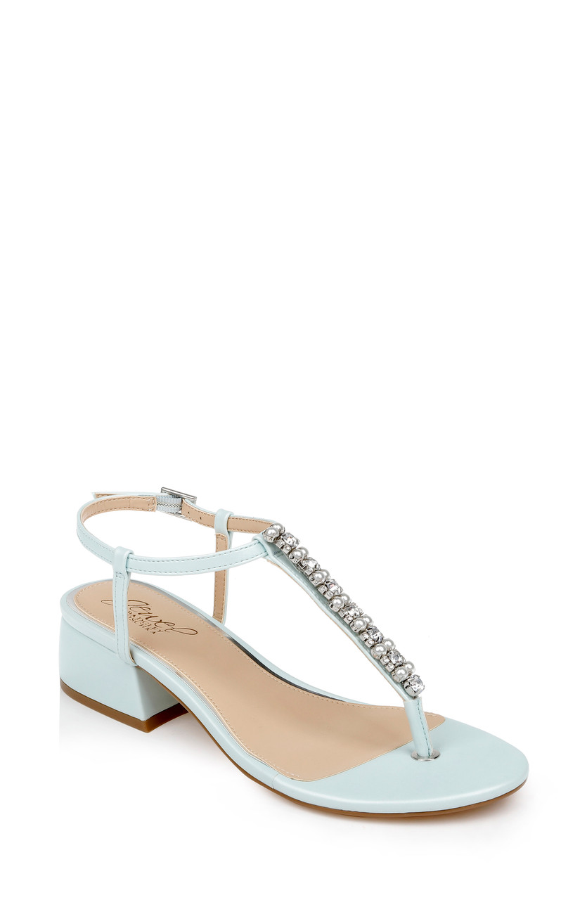 Dasha Block Heel Thong Sandals by 