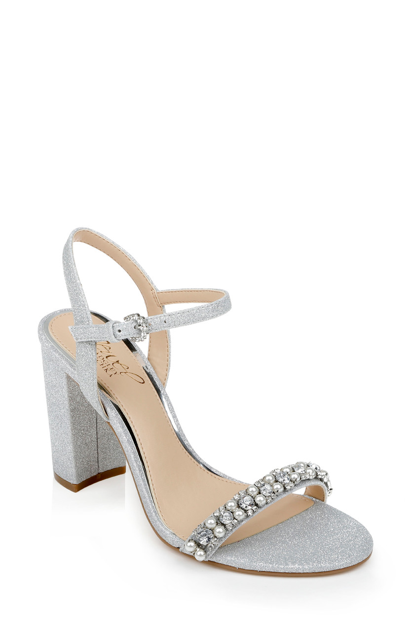 Dee Pearl and Crystal High Block Heels